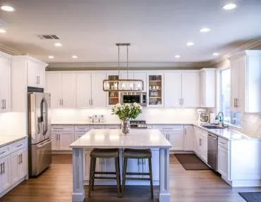 Kitchen after a deep clean in Spring, TX